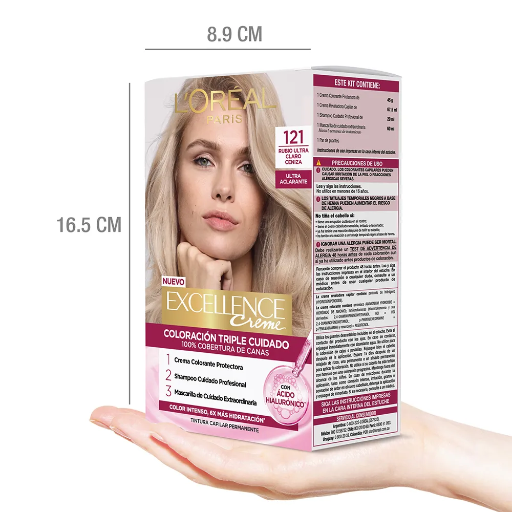 L'Oréal París Kit Tintura Excellence Creme Ultra Aclarante