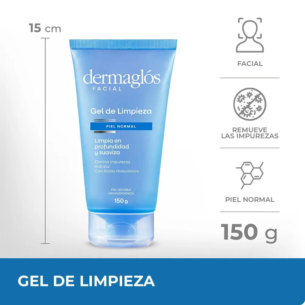 Dermaglós Gel De Limpieza Piel Normal