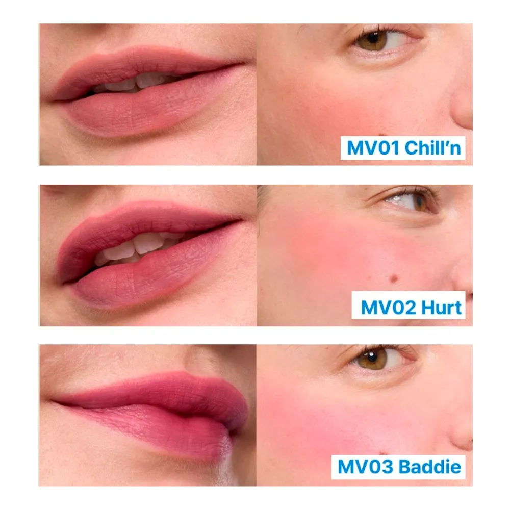 Fwee Labial y Rubor 2 en 1 Lip&Cheek Blurry Pudding Pot