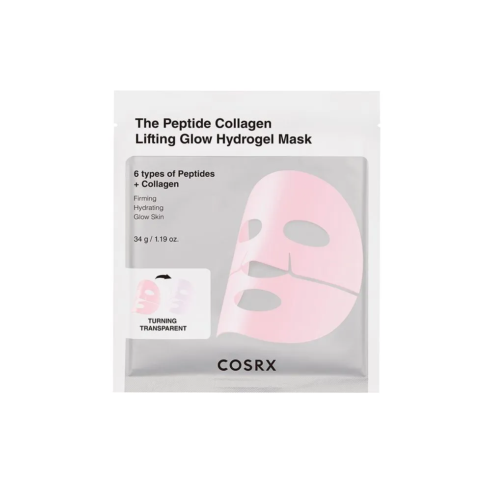 COSRX Mascarilla de hidrogel The Peptide Collagen Lifting Glow