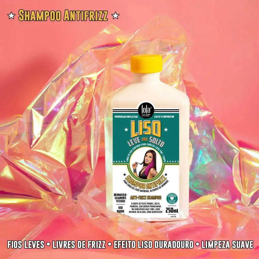 Lola Shampoo Antifrizz Liso Leve and Solto