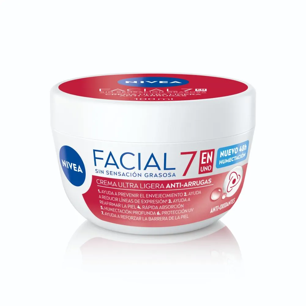 Nivea Crema facial 7 en 1 NIVEA Cuidado Antiarrugas para todo tipo de piel