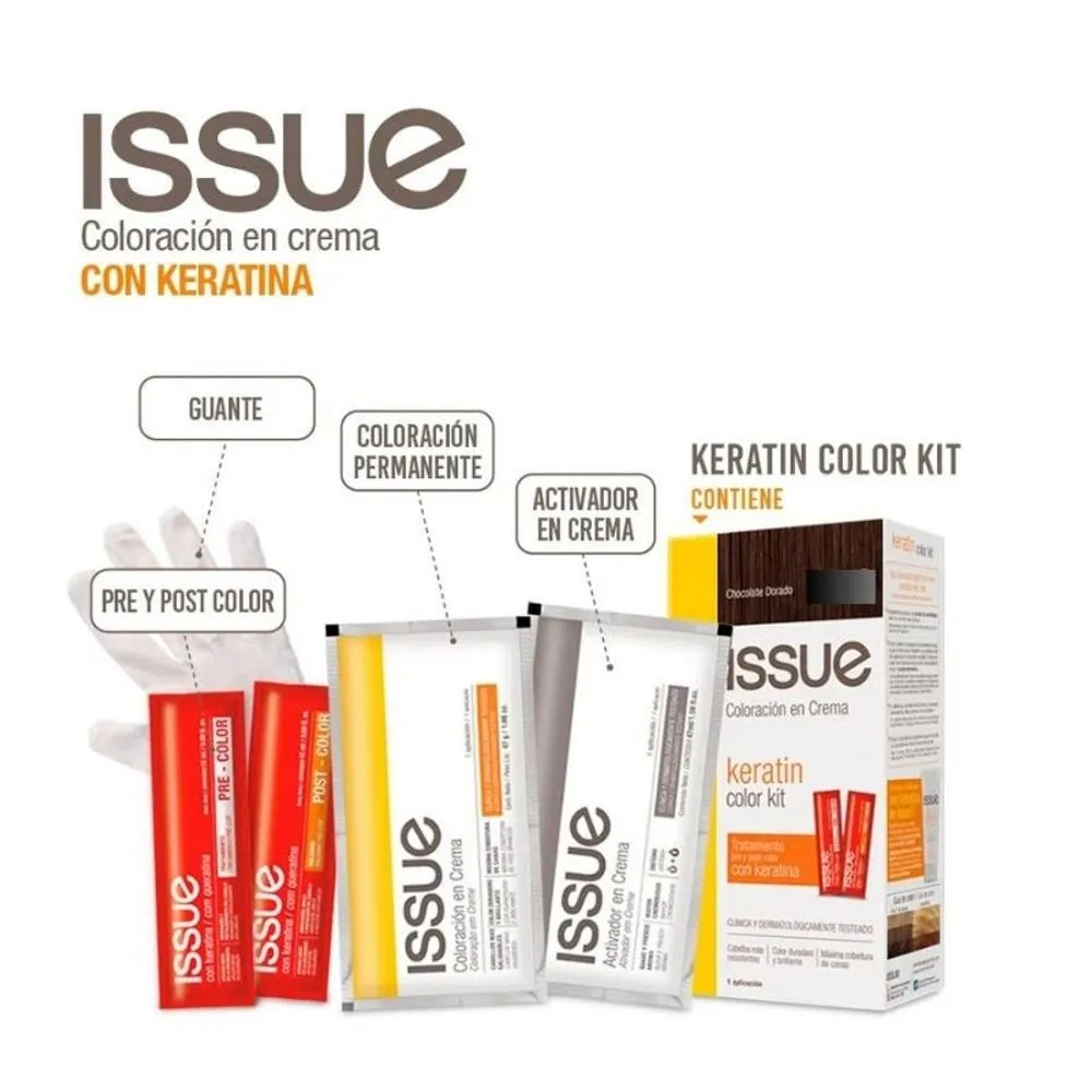 Issue Kit Coloración Permanente Keratin Color