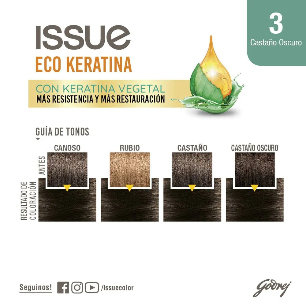 Issue Kit Coloración Permanente Eco Keratina