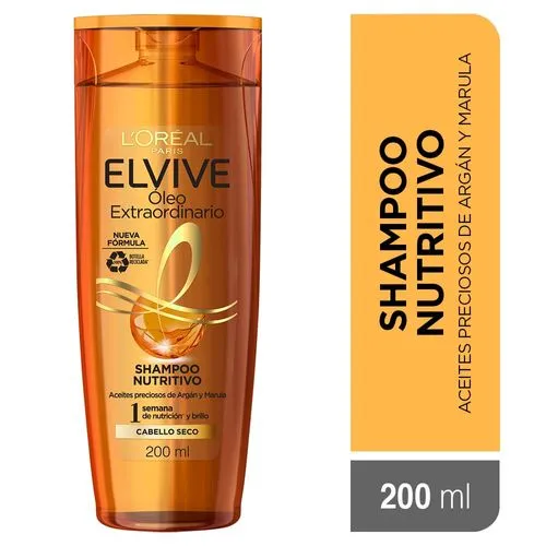 Elvive Shampoo Oleo Extraordinario Nutricion Universal
