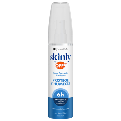 Skinly Spray Repelente Ultraligero Corporal Skinly By Off Protege Y Humecta
