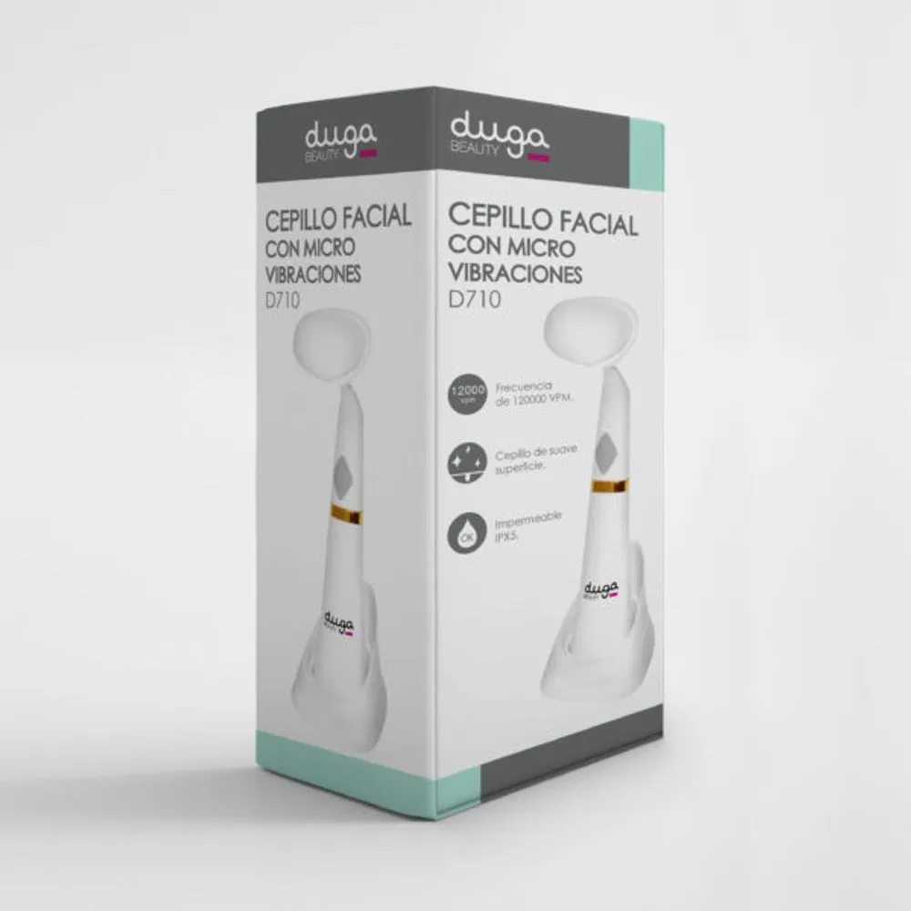 Duga Cepillo para Limpieza Facial con Micro Vibraciones