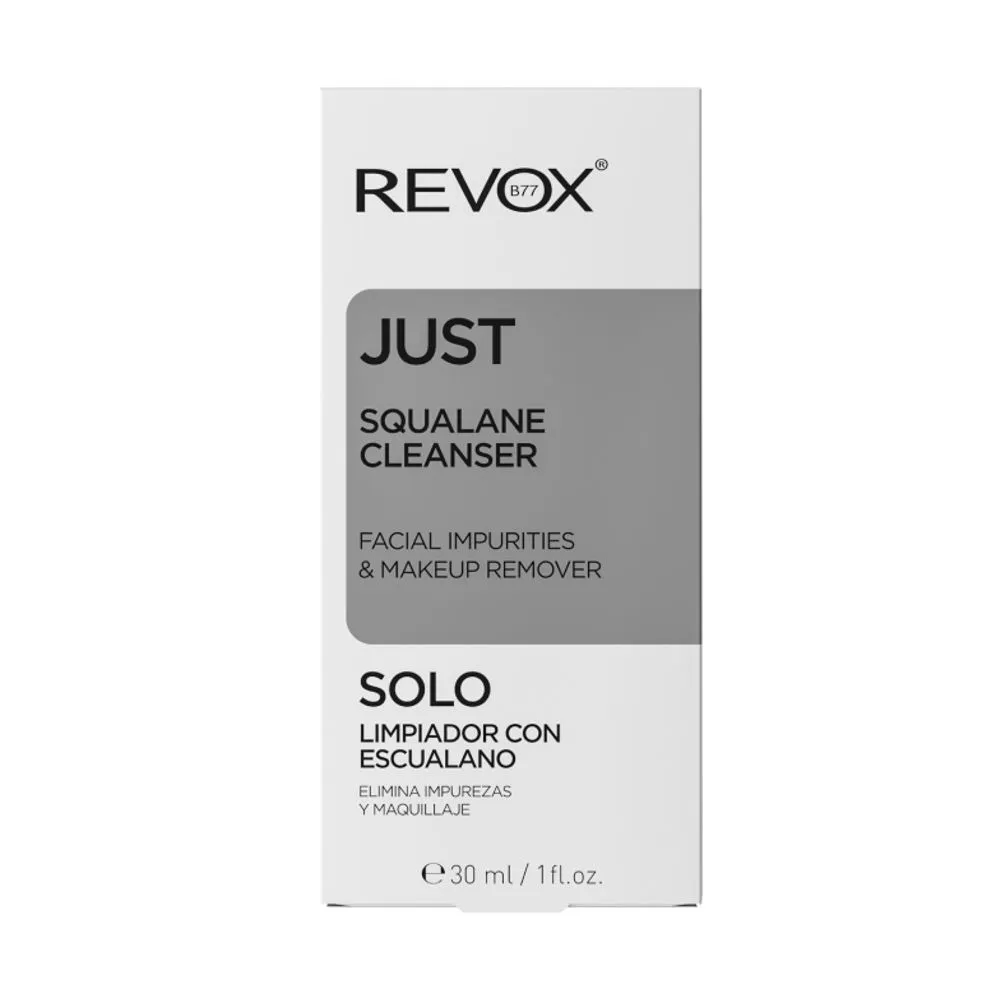 Revox Revox B77 Just Squalane Cleanser Facial Impurities & Makeup Remover