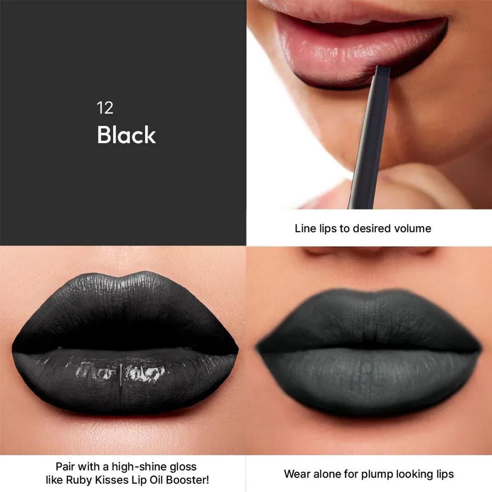 Ruby Kisses Delineador de Labios Plumping Lip Liner | 12 Tonos - Ruby Kisses