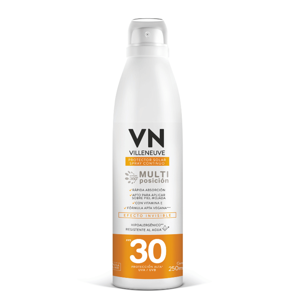 VN Protector Solar Multi Posición Efecto Invisible FPS 30