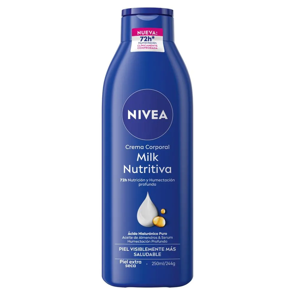 Nivea Crema corporal hidratante NIVEA Milk Nutritiva para piel extra seca