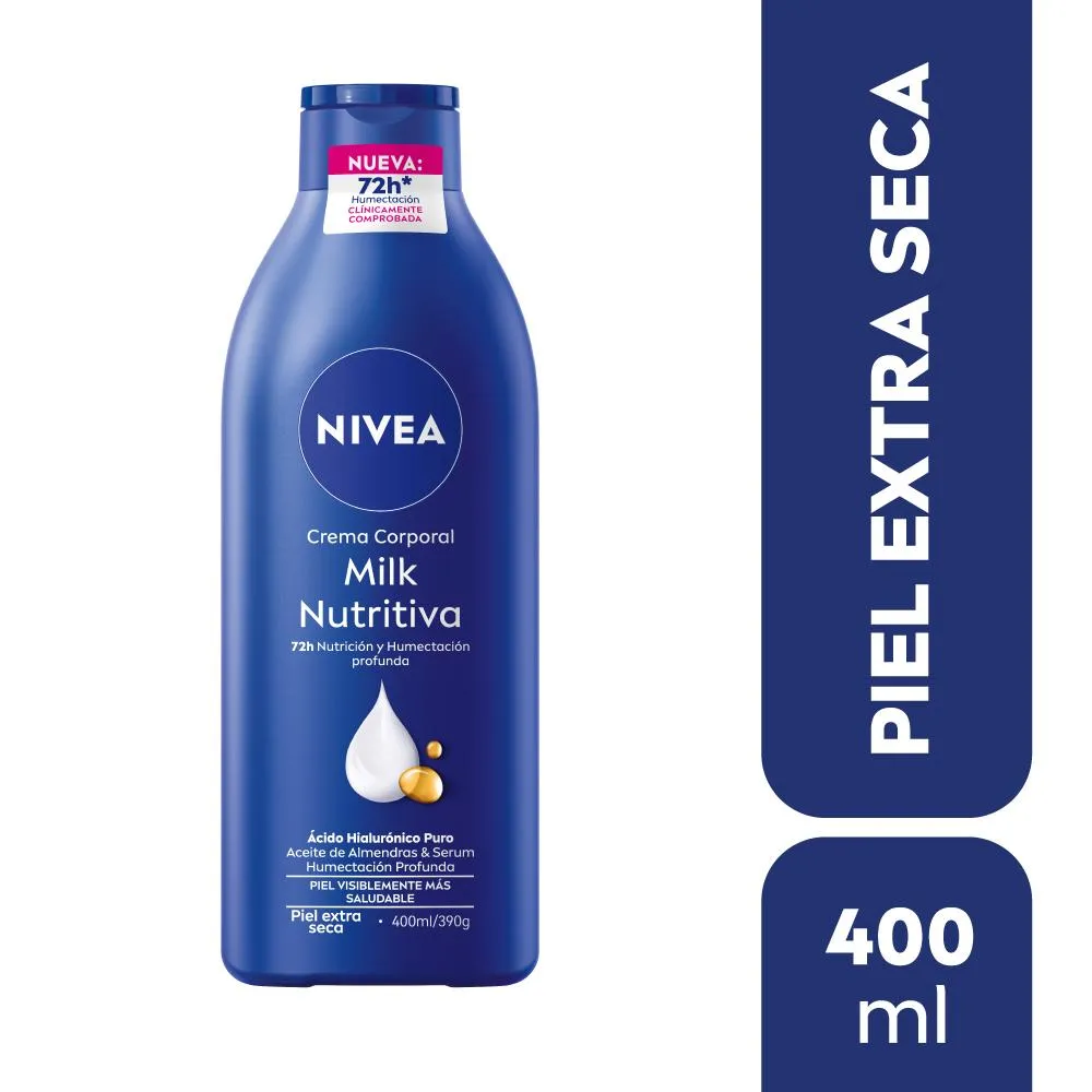 Nivea Crema corporal hidratante NIVEA Milk Nutritiva para piel extra seca