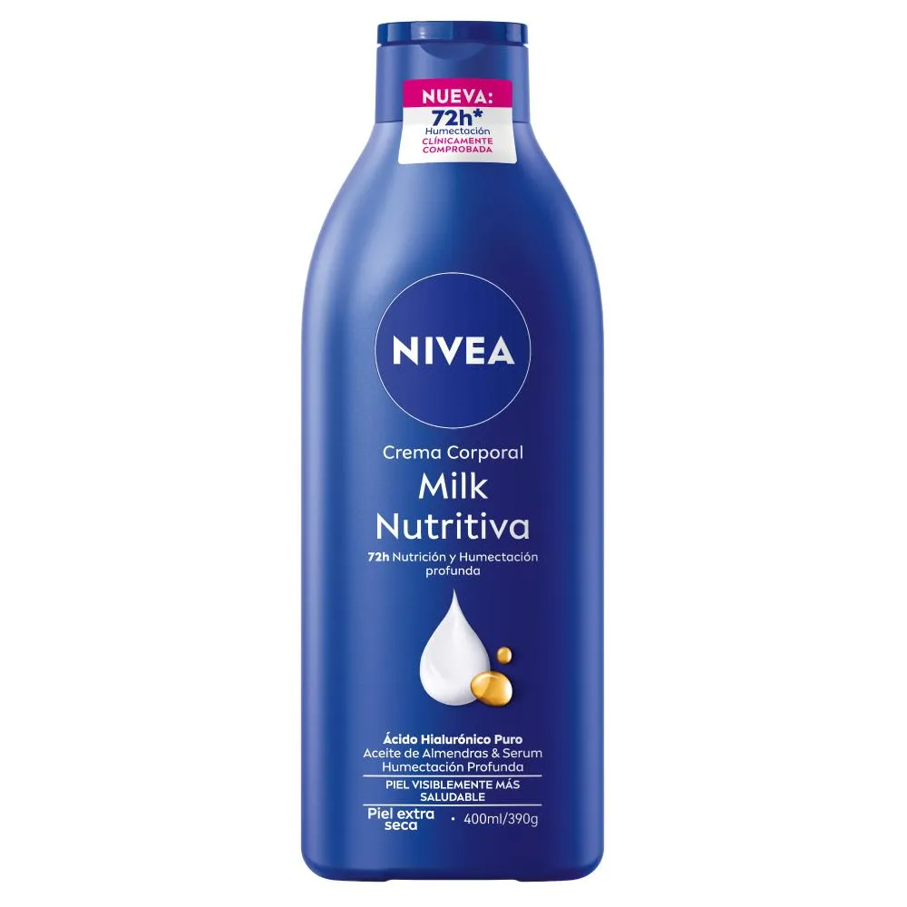 Nivea Crema corporal hidratante NIVEA Milk Nutritiva para piel extra seca