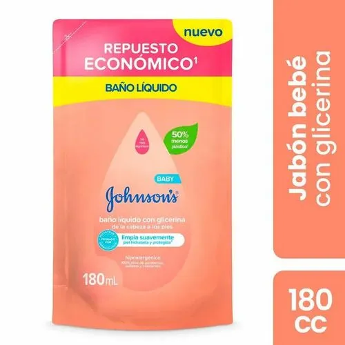 Johnson's Baby Jabón líquido Johnson Baby con Glicerina Repuesto