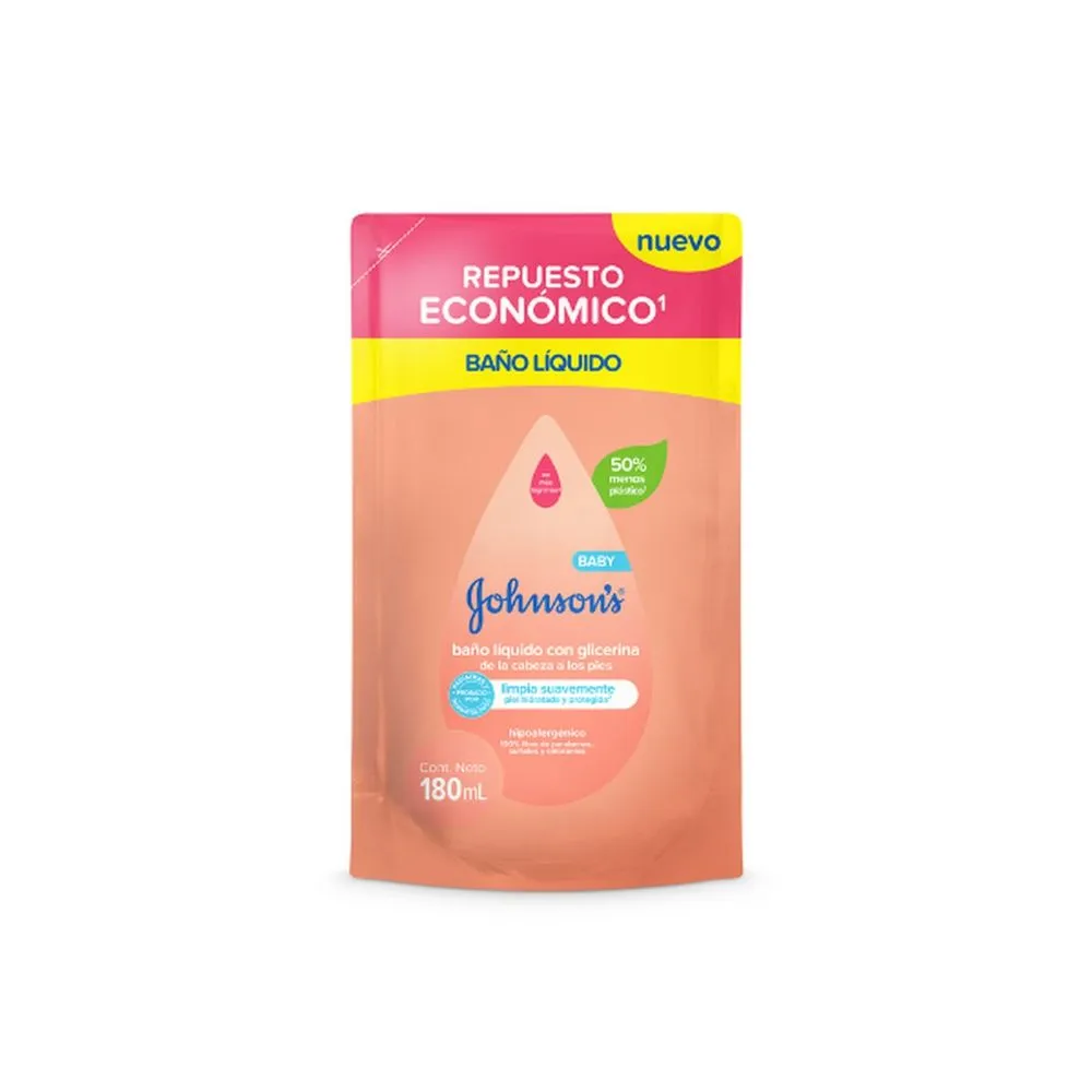 Johnson's Baby Jabón líquido Johnson Baby con Glicerina Repuesto