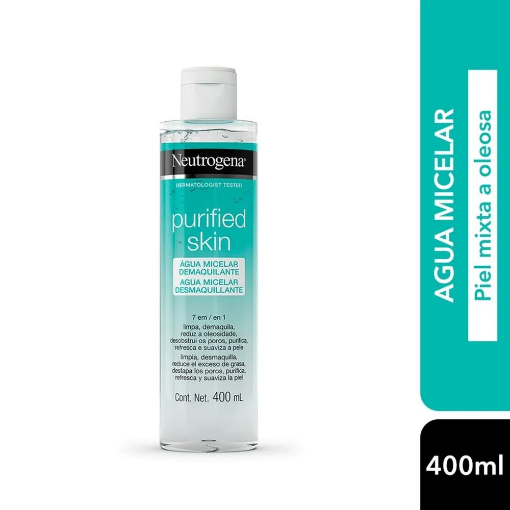 Neutrogena Agua Micelar Desmaquillante 7 en 1 PURIFIED SKIN®