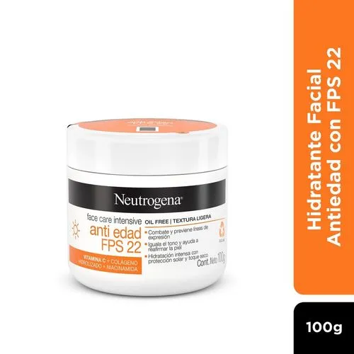 Neutrogena Crema Antiedad Face Care Intensive FPS 22