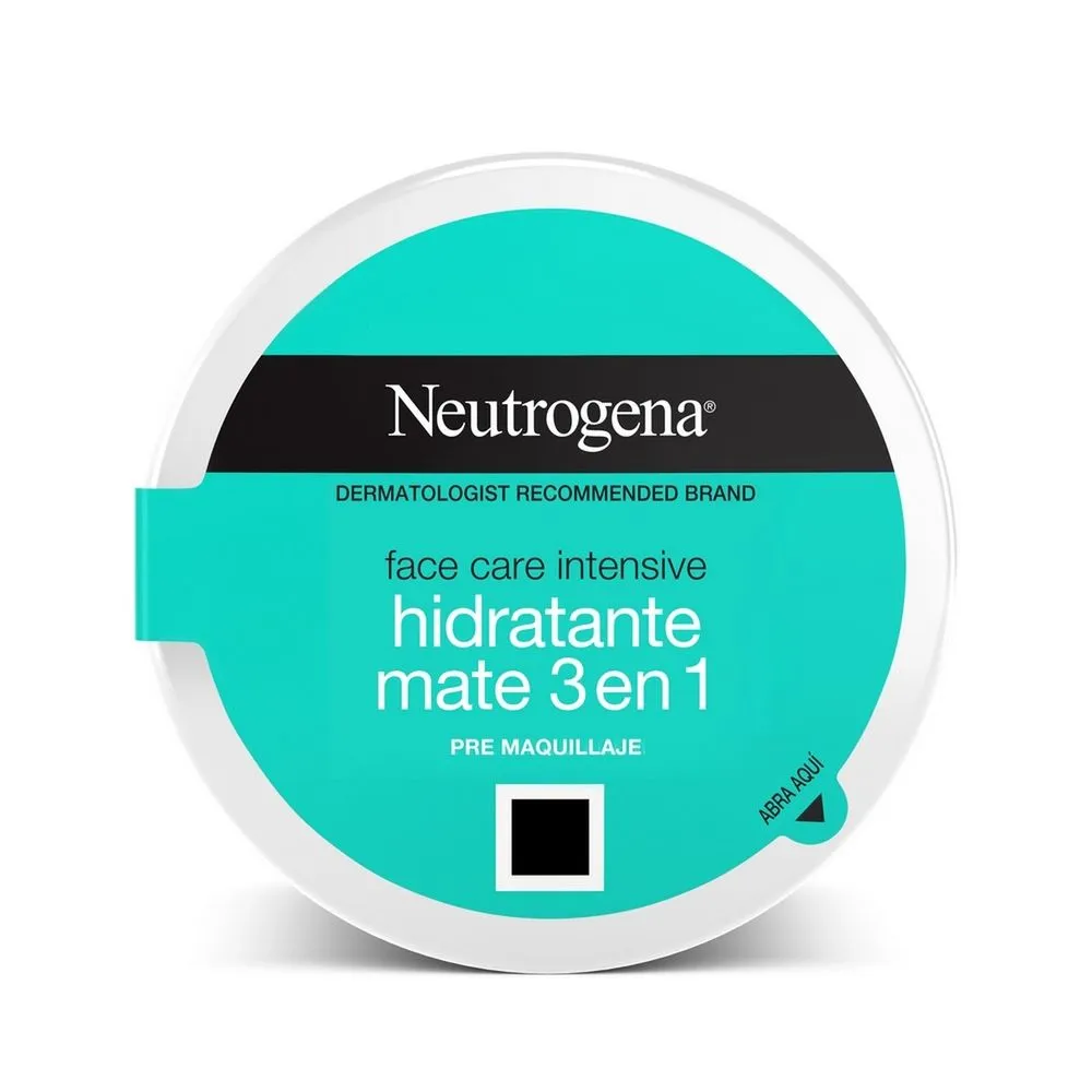 Neutrogena Crema Facial Hidratante Face Care Intensive Mate 3 En 1