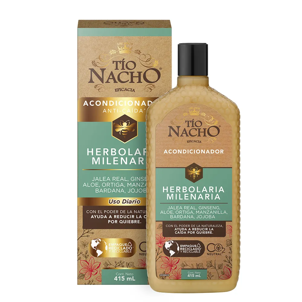 Tío Nacho Acondicionador Herbolaria Milenaria Anticaída