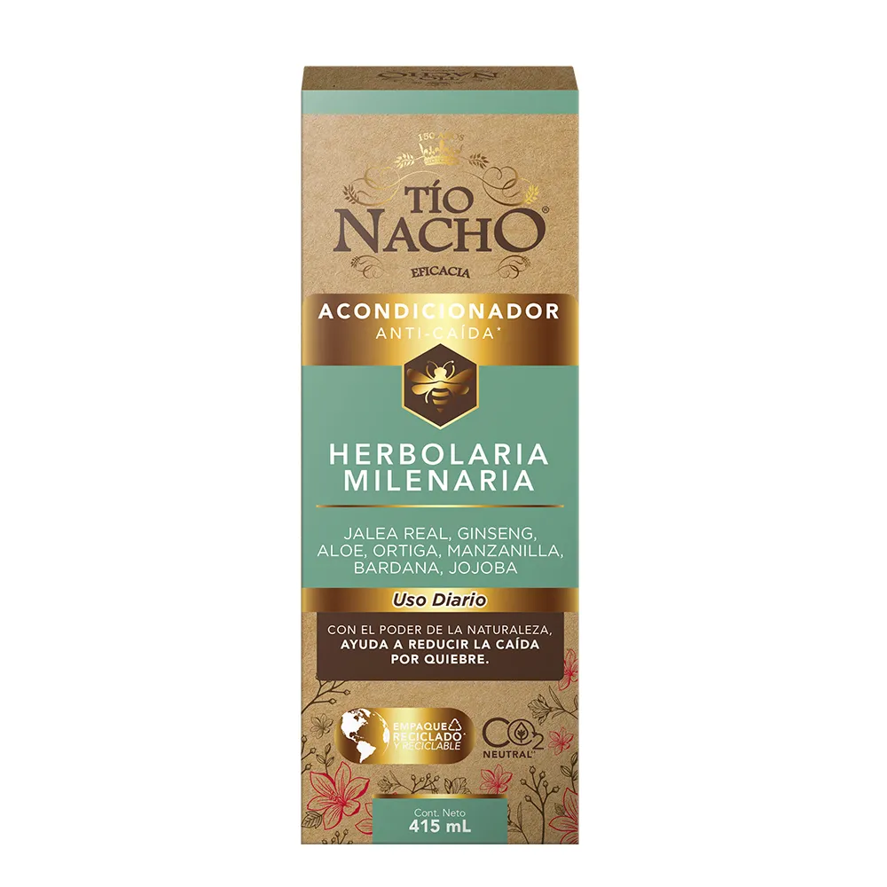 Tío Nacho Acondicionador Herbolaria Milenaria Anticaída