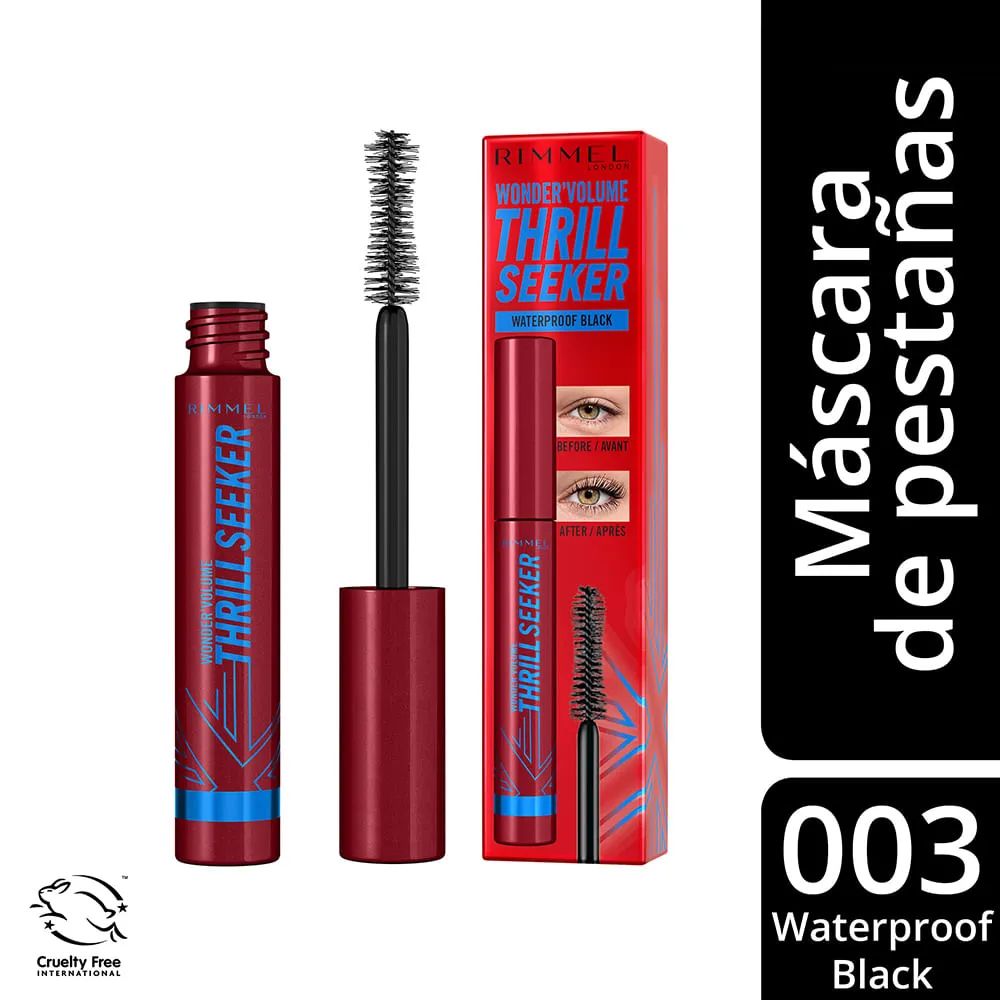 Rimmel Máscara de Pestañas Wonder'Volume Thrill Seeker Waterproof