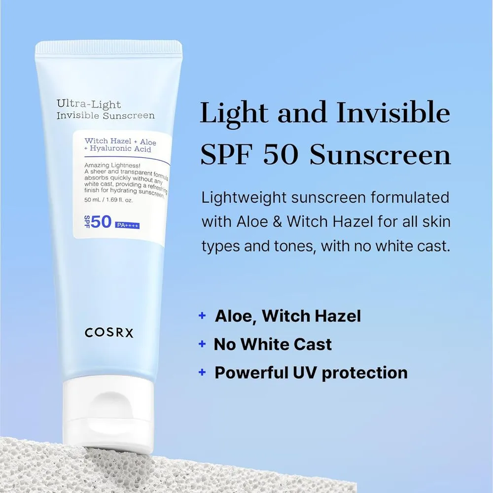 COSRX Protector Solar Facial Ultra-Light Invisible Sunscreen SPF50+ PA++++