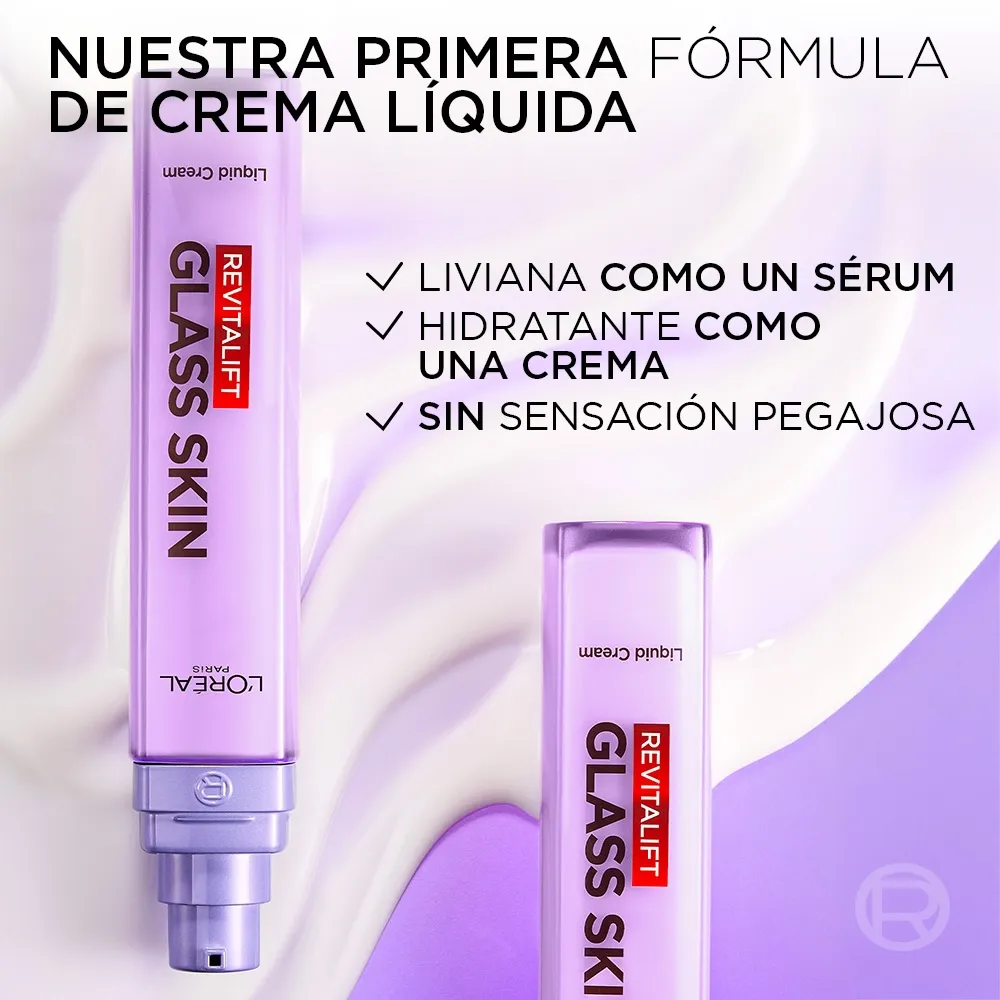L'Oréal París Crema Líquida Glass Skin L'Oreal Paris