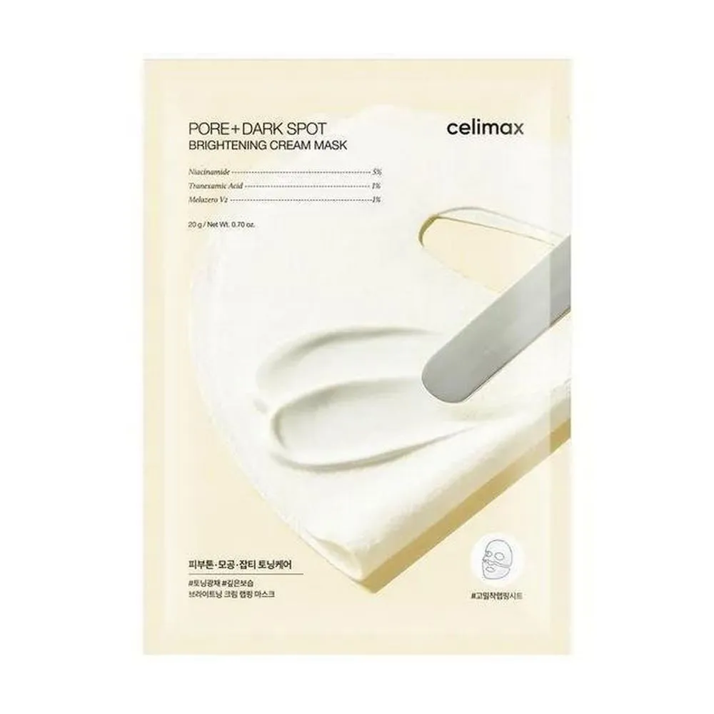 Celimax Mascarilla de Crema Iluminadora Pore+Dark Spot Brightening Cream Mask