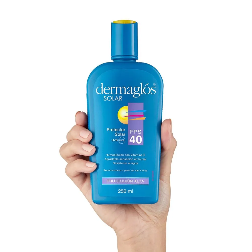 Dermaglós Protector Solar Con Vitamina E FPS 40