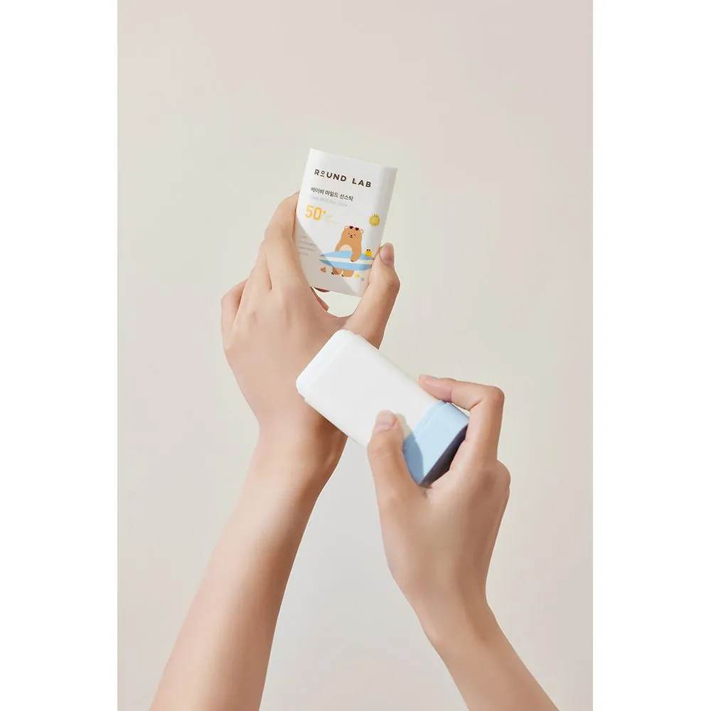 Round Lab Protector solar mineral en barra Mild Up Baby Sun Stick