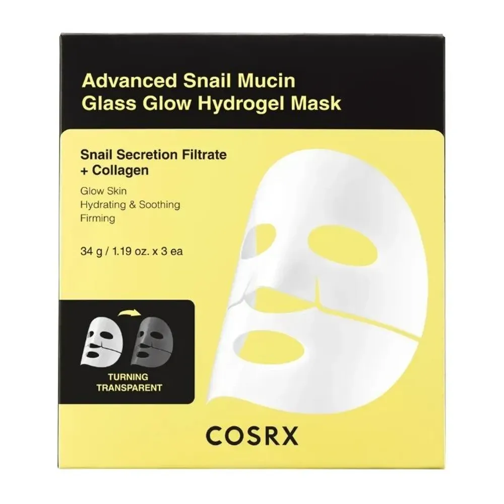 COSRX Mascarillas Advanced Snail Mucin Glass Glow Hydrogel