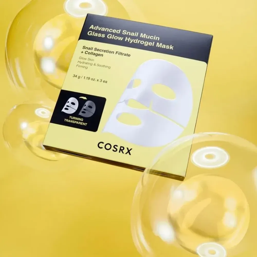 COSRX Mascarillas Advanced Snail Mucin Glass Glow Hydrogel