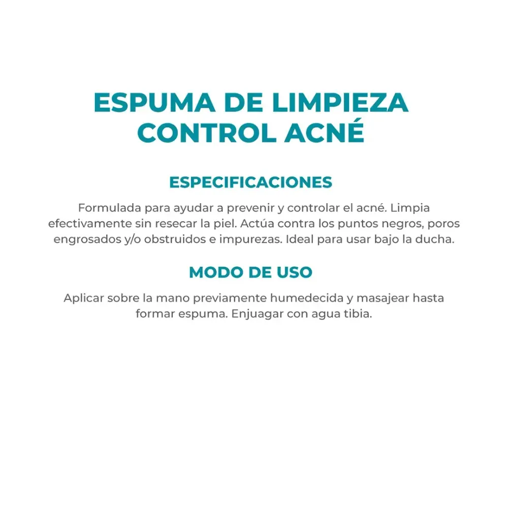 Dermaglós Espuma de Limpieza Control Acné