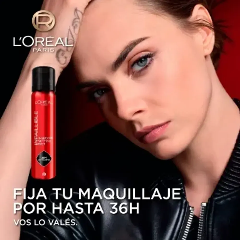 L'Oréal París Fijador de Maquillaje Infaillible Setting Spray