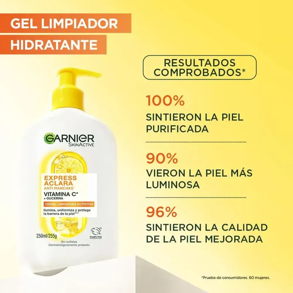 Garnier Gel Limpiador Hidratante Vitamina C Garnier