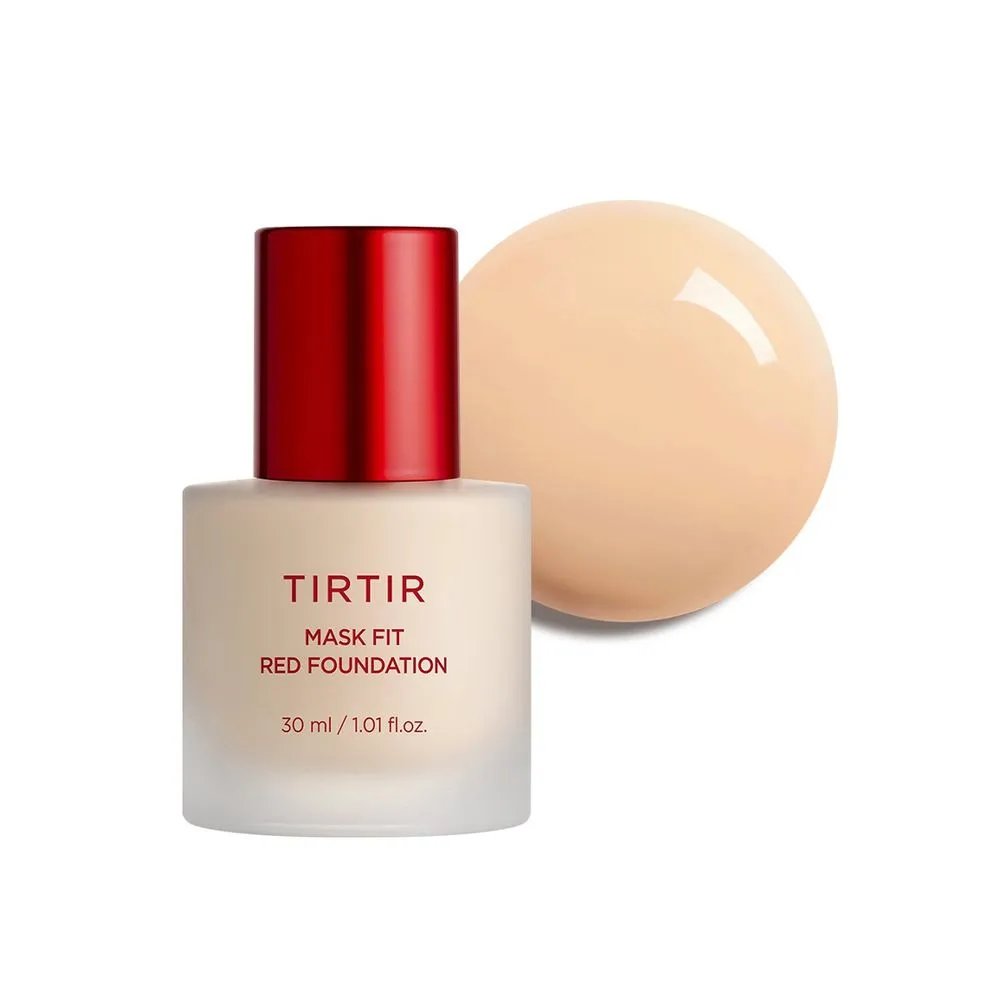 TIRTIR Base de Maquillaje Fluida Larga Duración Mask Fit Red Foundation 30ml