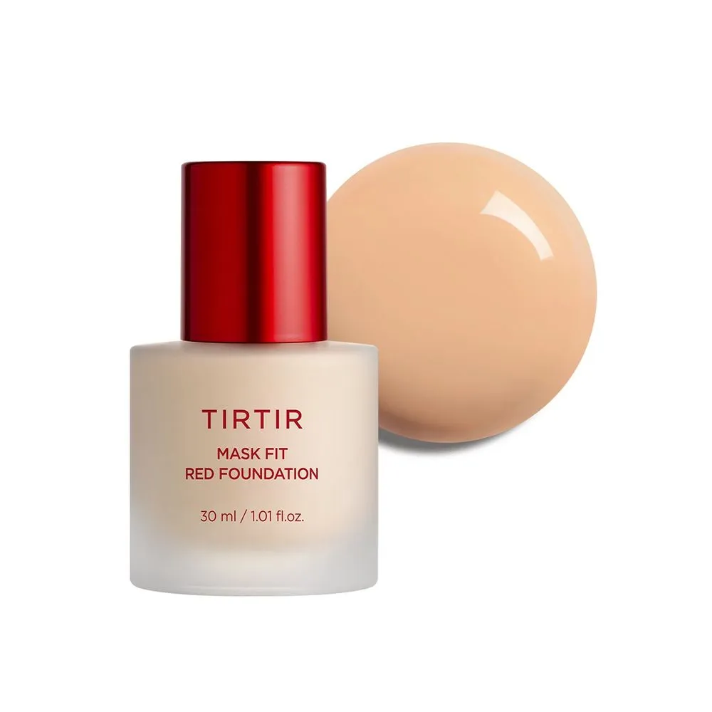 TIRTIR Base de Maquillaje Fluida Larga Duración Mask Fit Red Foundation 30ml