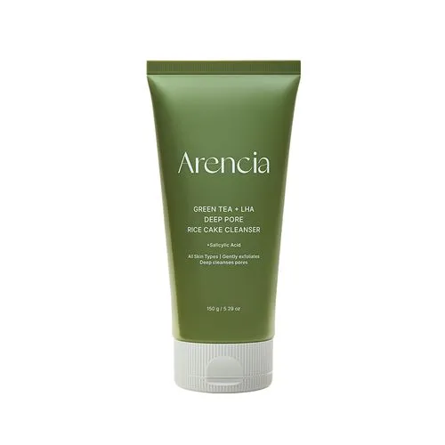Arencia Limpiador de Poros Profundo Green Tea + LHA Deep Pore Rice Cake Cleanser