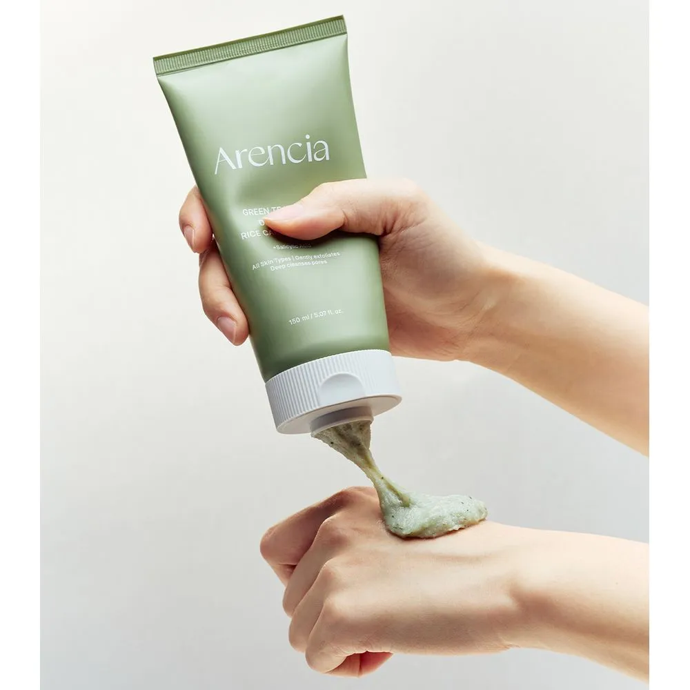 Arencia Limpiador de Poros Profundo Green Tea + LHA Deep Pore Rice Cake Cleanser