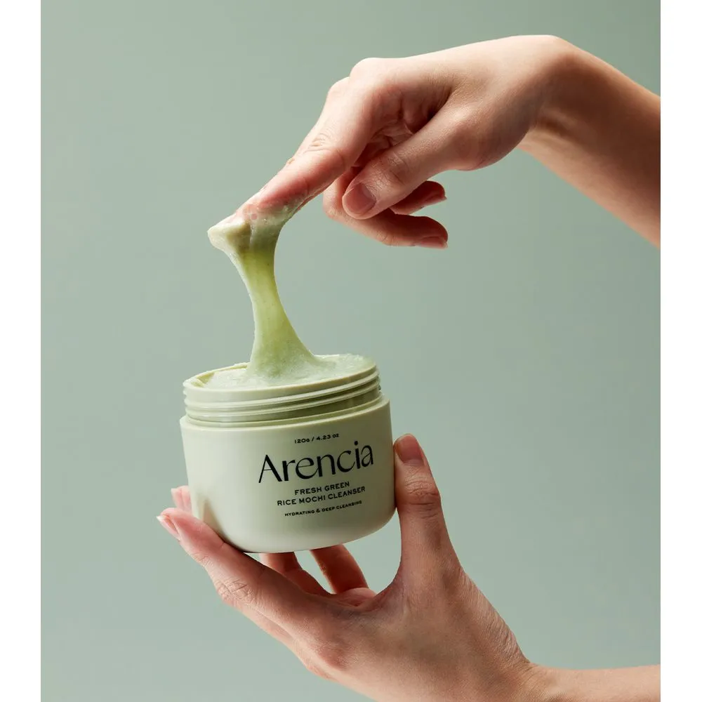 Arencia Limpiador Facial Artesanal Purificante Fresh Green Rice Mochi Cleanser