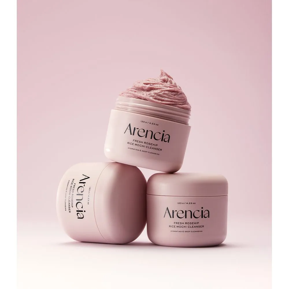 Arencia Limpiador Facial Artesanal Iluminador Fresh Rosehip Rice Mochi Cleanser