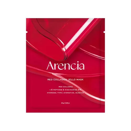 Arencia Mascarilla Facial Hidratante Red Collagen Jello Mask