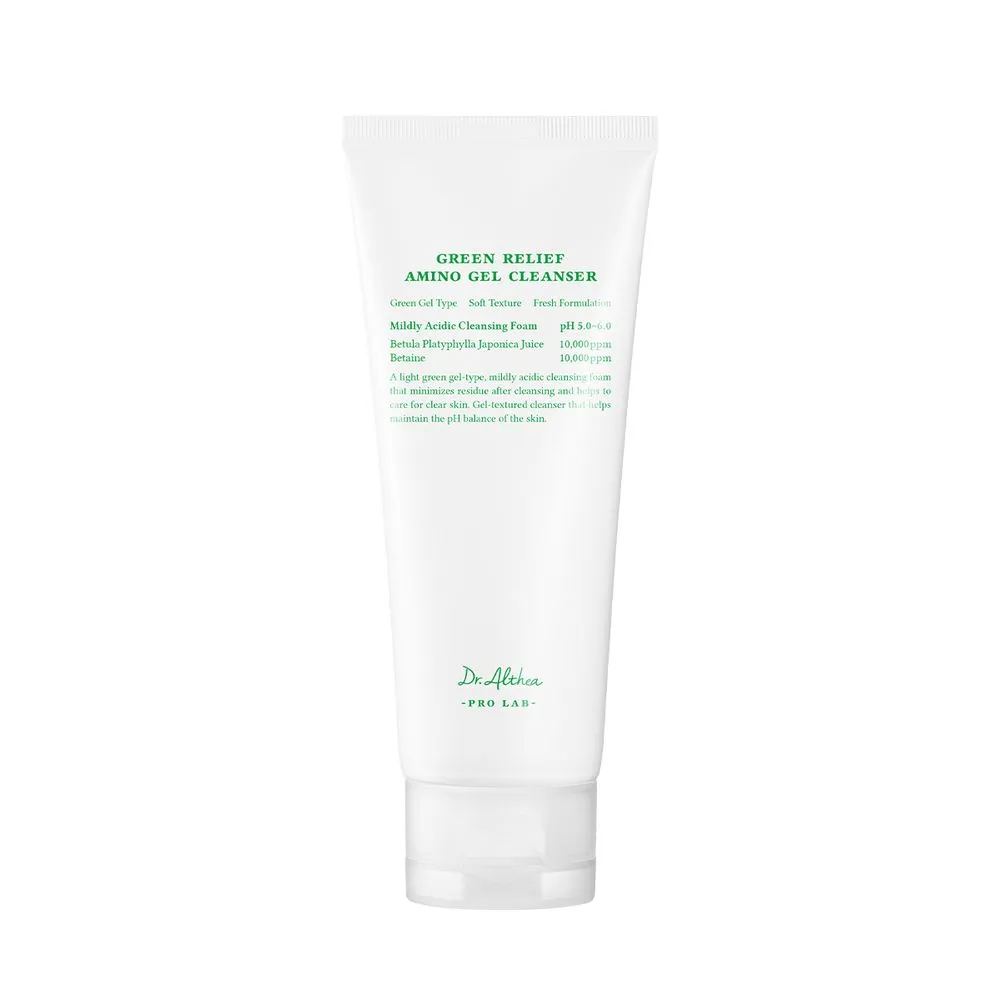 Dr. Althea Gel Limpiador Facial Suave Green Relief Amino Gel Cleanser