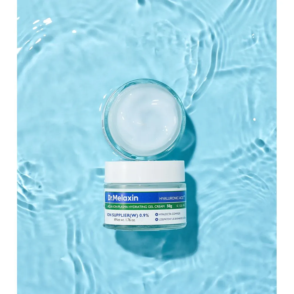 Dr. Melaxin Crema Gel Hidratante y Calmante Plasma Aqua Ion Water Glow Gel Cream