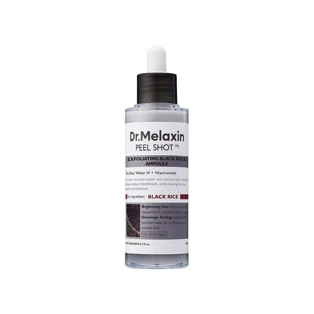 Dr. Melaxin Ampolla Exfoliante Renovadora Peel Shot Glow Black Rice Ampoule