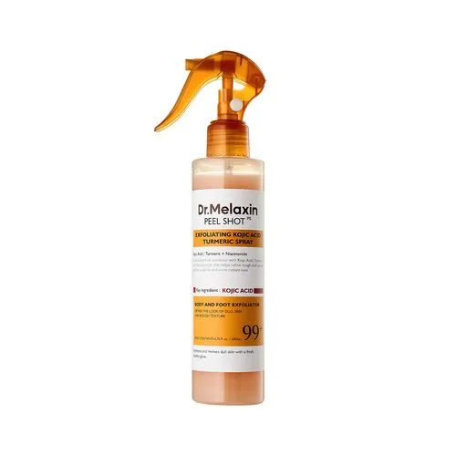 Dr. Melaxin Exfoliante Corporal e Iluminador Body Keratin Care Kojic Acid Turmeric Spray