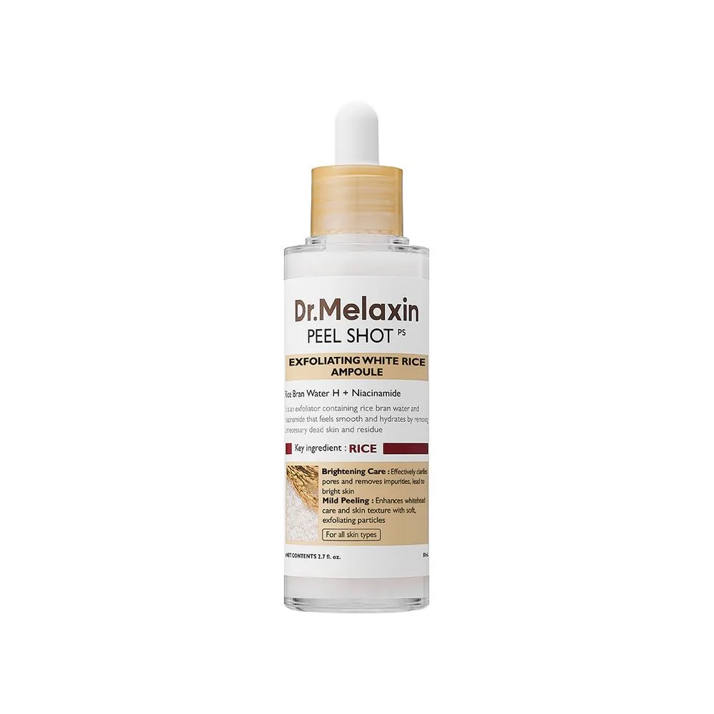 Dr. Melaxin Ampolla Exfoliante e Iluminadora Peel Shot Glow White Rice Ampoule