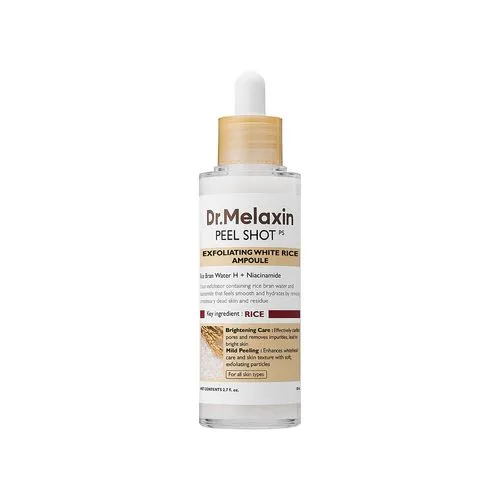 Dr. Melaxin Ampolla Exfoliante e Iluminadora Peel Shot Glow White Rice Ampoule