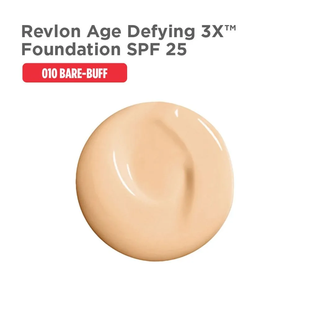 Revlon Base de Maquillaje Age Defying 3X Foundation SPF 25