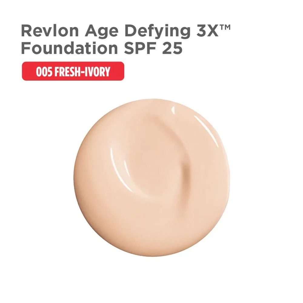 Revlon Base de Maquillaje Age Defying 3X Foundation SPF 25